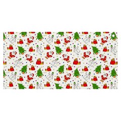 Christmas Santa Pattern Tree Banner And Sign 6  X 3  by Sarkoni