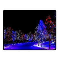 To Meet Christmas Two Sides Fleece Blanket (small) by Sarkoni