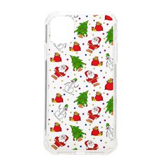 Christmas Santa Pattern Tree Iphone 11 Tpu Uv Print Case by Sarkoni