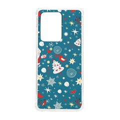 Christmas Pattern Santa Blue Samsung Galaxy S20 Ultra 6 9 Inch Tpu Uv Case by Sarkoni