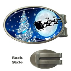 Merry Christmas Money Clips (oval)  by Sarkoni