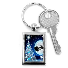 Merry Christmas Key Chain (rectangle) by Sarkoni