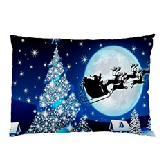 Merry Christmas Pillow Case (two Sides) by Sarkoni