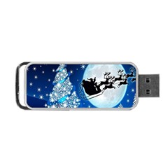 Merry Christmas Portable Usb Flash (one Side) by Sarkoni