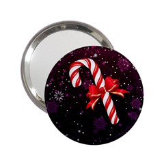 Christmas Lollipop Bowknot Celebrations 2 25  Handbag Mirrors by Sarkoni