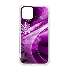 Purple Abstract Merry Christmas Xmas Pattern Iphone 11 Pro 5 8 Inch Tpu Uv Print Case by Sarkoni