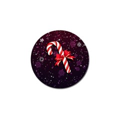 Christmas Lollipop Bowknot Celebrations Golf Ball Marker by Sarkoni