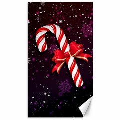 Christmas Lollipop Bowknot Celebrations Canvas 40  X 72  by Sarkoni