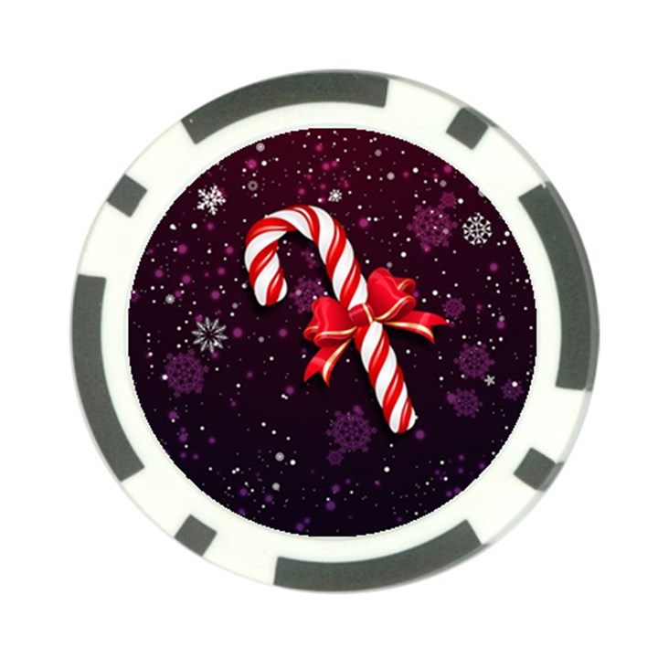 Christmas Lollipop Bowknot Celebrations Poker Chip Card Guard