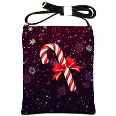 Christmas Lollipop Bowknot Celebrations Shoulder Sling Bag by Sarkoni