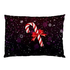 Christmas Lollipop Bowknot Celebrations Pillow Case (two Sides) by Sarkoni