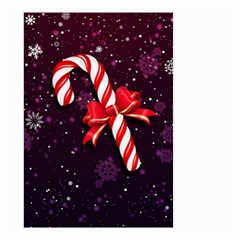 Christmas Lollipop Bowknot Celebrations Small Garden Flag (two Sides) by Sarkoni