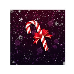 Christmas Lollipop Bowknot Celebrations Square Satin Scarf (30  X 30 ) by Sarkoni