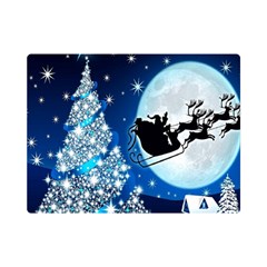 Merry Christmas Premium Plush Fleece Blanket (mini) by Sarkoni