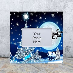 Merry Christmas White Box Photo Frame 4  X 6  by Sarkoni