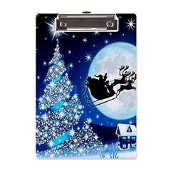 Merry Christmas A5 Acrylic Clipboard by Sarkoni