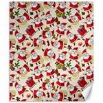 Christmas  Santa Claus Patterns Canvas 8  x 10  8.15 x9.66  Canvas - 1