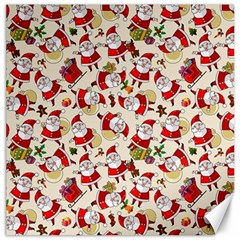 Christmas  Santa Claus Patterns Canvas 16  X 16  by Sarkoni