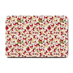 Christmas  Santa Claus Patterns Small Doormat by Sarkoni