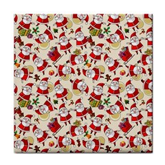 Christmas  Santa Claus Patterns Face Towel by Sarkoni