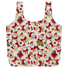 Christmas  Santa Claus Patterns Full Print Recycle Bag (xl) by Sarkoni