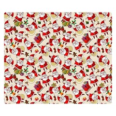 Christmas  Santa Claus Patterns Two Sides Premium Plush Fleece Blanket (small) by Sarkoni