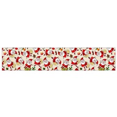 Christmas  Santa Claus Patterns Small Premium Plush Fleece Scarf by Sarkoni