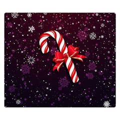 Christmas Lollipop Bowknot Celebrations Premium Plush Fleece Blanket (small) by Sarkoni