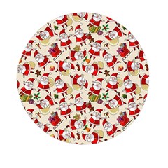 Christmas  Santa Claus Patterns Mini Round Pill Box (pack Of 5)