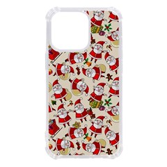 Christmas  Santa Claus Patterns Iphone 13 Pro Tpu Uv Print Case by Sarkoni