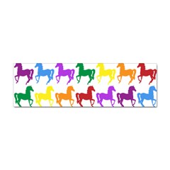 Colorful Horse Background Wallpaper Sticker (bumper) by Amaryn4rt