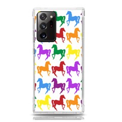 Colorful Horse Background Wallpaper Samsung Galaxy Note 20 Ultra Tpu Uv Case by Amaryn4rt