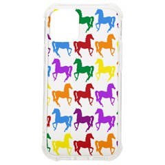 Colorful Horse Background Wallpaper Iphone 12 Mini Tpu Uv Print Case	 by Amaryn4rt