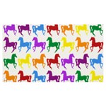 Colorful Horse Background Wallpaper Banner and Sign 7  x 4  Front