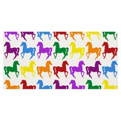 Colorful Horse Background Wallpaper Banner And Sign 8  X 4  by Amaryn4rt