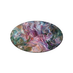 Blended Waves Sticker Oval (10 Pack) by kaleidomarblingart