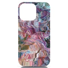 Blended Waves Iphone 14 Pro Max Black Uv Print Case by kaleidomarblingart