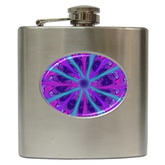 Wallpaper Tie Dye Pattern Hip Flask (6 Oz) by Ravend