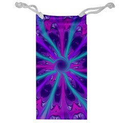 Wallpaper Tie Dye Pattern Jewelry Bag by Ravend