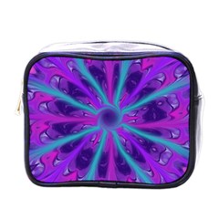 Wallpaper Tie Dye Pattern Mini Toiletries Bag (one Side) by Ravend