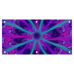 Wallpaper Tie Dye Pattern Banner And Sign 6  X 3  by Ravend