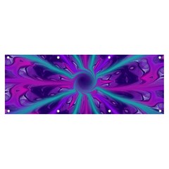 Wallpaper Tie Dye Pattern Banner And Sign 8  X 3  by Ravend