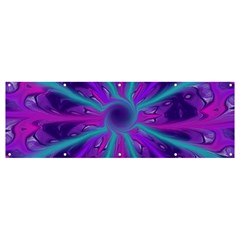 Wallpaper Tie Dye Pattern Banner And Sign 12  X 4  by Ravend