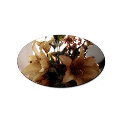 Lilies-1-1 Sticker Oval (10 Pack) by bestdesignintheworld