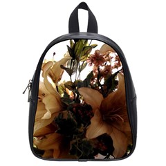 Lilies-1-1 School Bag (small) by bestdesignintheworld