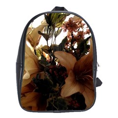 Lilies-1-1 School Bag (xl) by bestdesignintheworld