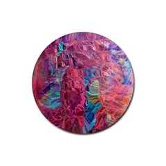 Blend 10-11 Liquify I Vibrance Rubber Coaster (Round)