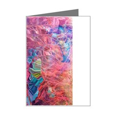 Blend 10-11 Liquify I Vibrance Mini Greeting Card by kaleidomarblingart