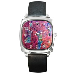 Blend 10-11 Liquify I Vibrance Square Metal Watch