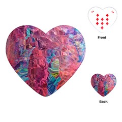 Blend 10-11 Liquify I Vibrance Playing Cards Single Design (Heart)